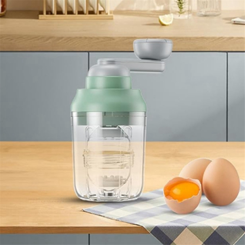 Manual Egg Shakers, Spinner for Hard Boiled Eggs, Mixer, Kitchen Gadgets White 2