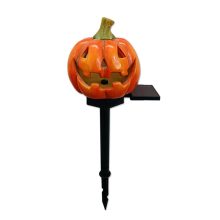 Luci solari a forma di zucca, luci da giardino, decorazioni per esterni, fantasmi di Halloween, illuminazione da terra, decorazioni per la casa, B