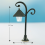 Mini lampadaire modèle de train ferroviaire timbre miniature de Noël 5