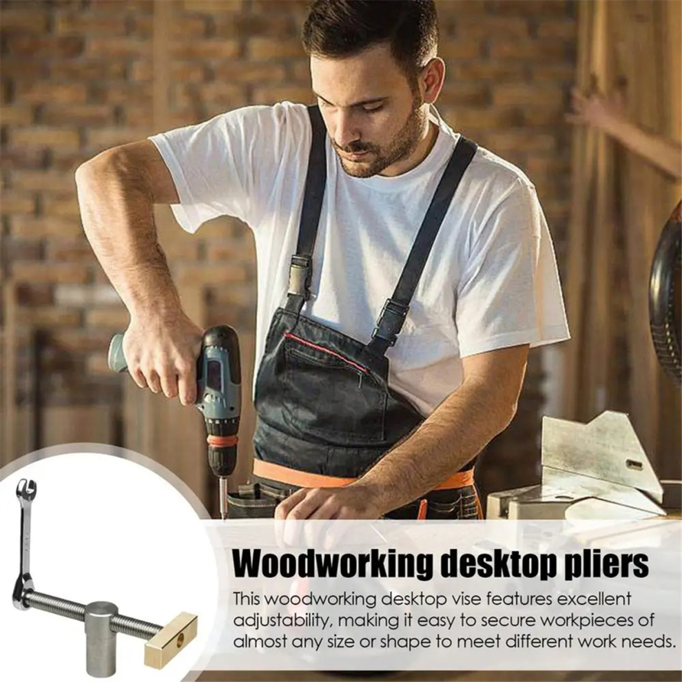 Woodworking Desktop Clip Adjustable Fast Fixed Clamp Fixture Vise Benche Clamping Tool 4852752491386