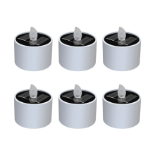 Solar Candle Light Outdoor LED Lawn Deck Halloween Decoration Night Waterproof Garden for Camping
