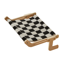 Cat Window Hammock, Wooden Frame Hanging Lounge Bed, Detachable Basking Platform Seat Shelves