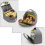 Kinder Lunch Bag Isolierung Tragbares Picknick 3