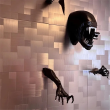 Giant XenomorphHead Xenomoprh Wall Art Xenomorph Mask Facehugger Towel Rack Hooks