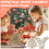 Wooden Christmas Countdown Calendar Tree Chocolate Stand A 4