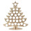 Wooden Christmas Countdown Calendar Tree Chocolate Stand A 7