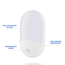 Plug in Night Light LED Lamp with Smart Sensors Dusk to Dawn Sensor Adjustable Brightness for Kids EU