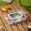 Contenitore per alimenti multiscomparto, trasparente, in plastica, per frigorifero A 3