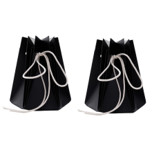 Handgeschlagene Rosensträuße, Umarmungstasche, Blumenhandtasche, wasserdichte Arrangiertasche, Schwarz