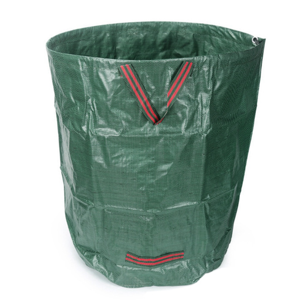Garden Waste Bag Large Capacity Reusable Waterproof Leaf Sack Weed Trash Can Container For Yard Lawn Pool Exogio