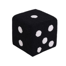 Dice Stool Chair Entrance Foot for Door 7.87x7.87x7.87Inch Small Soft Removable & Washable Cube