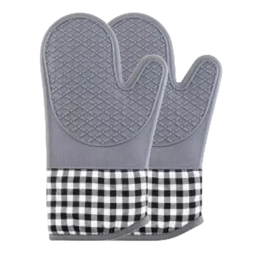 Silicone Insulating Gloves Anti-Scalding in High-Temperature Kitchen Baking