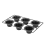 6 Cup Nonstick Popover Pan Muffin Cupcake Bakeware Pudding for Oven Baking Frittatas Muffins Quiches Cakes 3