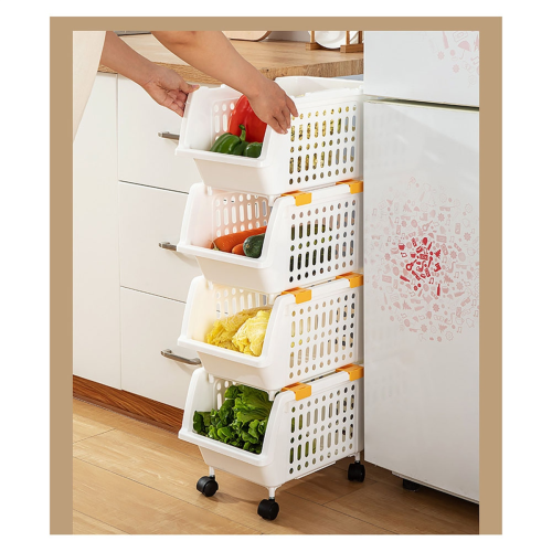 Plastic Stackable Storage Box Small Open Front Suitable for Toy Sorting and Boxes. 1