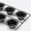 6 Cup Nonstick Popover Pan Muffin Cupcake Bakeware Pudding for Oven Baking Frittatas Muffins Quiches Cakes 7