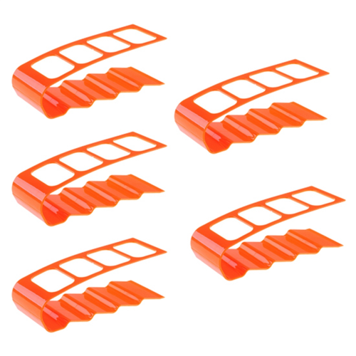Support de télécommande TV, support de rangement pour appareils électroménagers, bureau, salon, orange