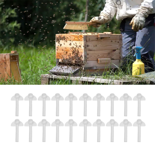 50Pcs Duck Beak Type Bee Feeding Water Feeder Beekeeper Equip Garden Tool Keeping Tools 2