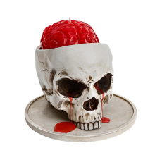Pot de fleurs multifonction pour Halloween, tête de mort, décoration d'intérieur