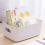 Plastic Storage Box Office, Home, Kitchen, Neat Organizer White Studio Basket 6