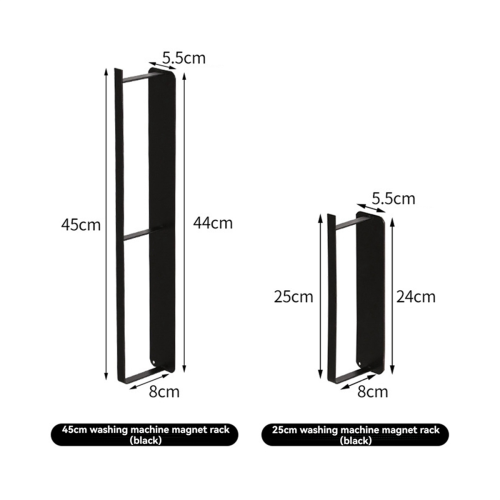 Magnetic Clothes Rack,Storage Rack,Side Space Saving,Wall Mounted Towel Rack for Increased Storage 45cm 1