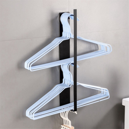 Magnetic Clothes Rack,Storage Rack,Side Space Saving,Wall Mounted Towel Rack for Increased Storage 45cm 2