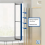 Magnetic Clothes Rack,Storage Rack,Side Space Saving,Wall Mounted Towel Rack for Increased Storage 45cm 5