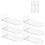 Plastic Floating Shoe Display Rack, Sports Wall-Mounted Storage Rack 7