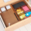 Desktop Storage Box Cabinet Drawer Plastic Separator Kitchen Tableware Frame Transparent Superimposed Cosmetic 2