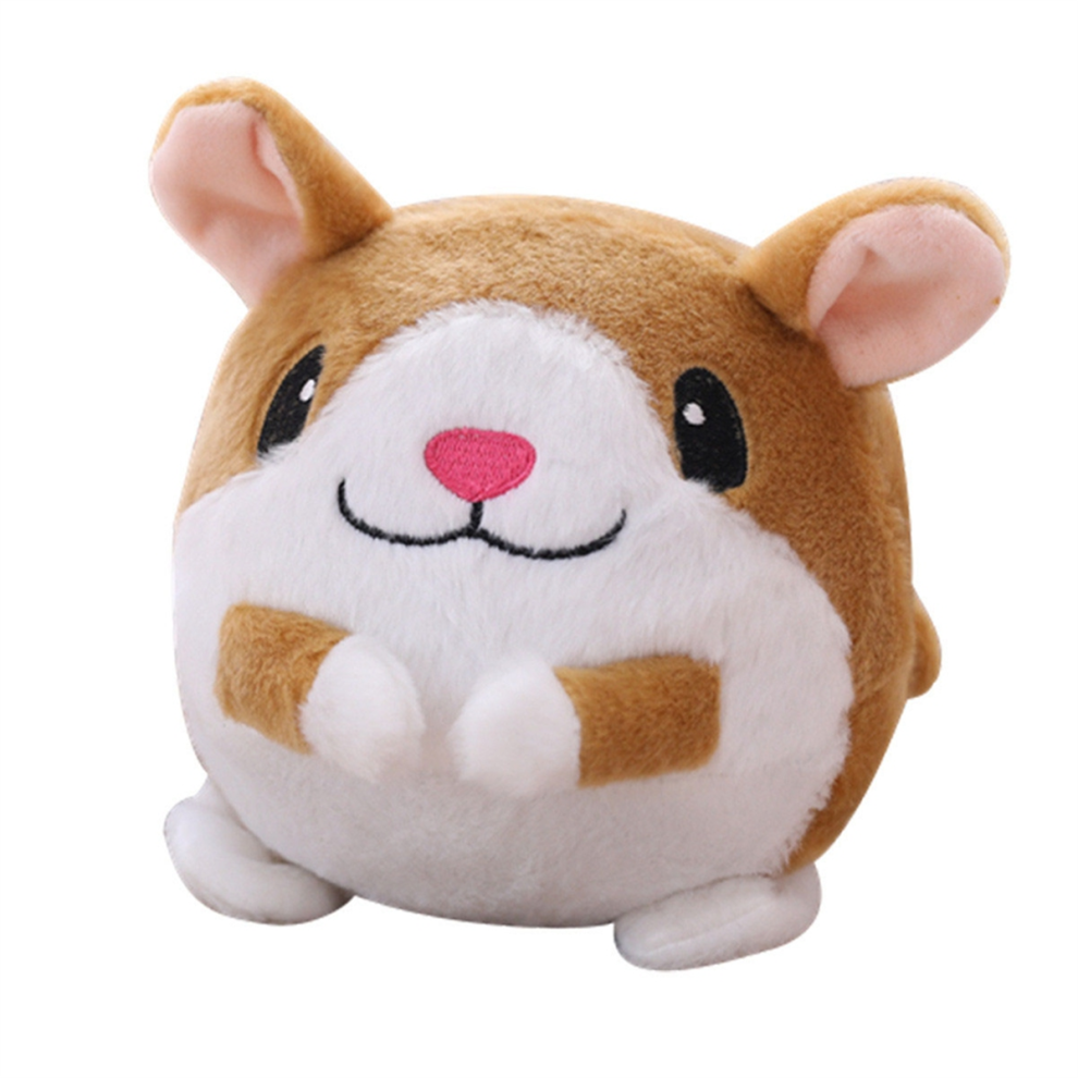 Exogio Active Moving Pet Plush Interactive Dog Toys, Ball Toy, Washable Cartoon Pig Sound Electronic Toy G