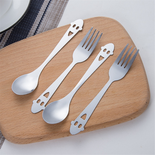 Cake Coffee Spoon, Teaspoon Dessert Stirring Children'S Milk Fork Spoon 1