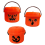 Kürbis Mini Eimer, Niedlich, Plastikeimer Weihnachtsgeschenk Ornamente 1