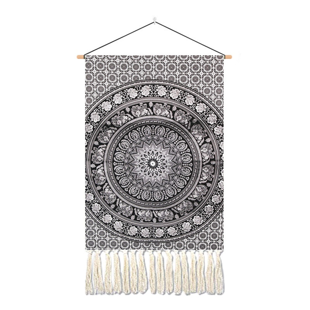 Exogio Bohemian Wall Tapestry Printed Hanging Art Aesthetic Room Decor Bedroom Decoration B