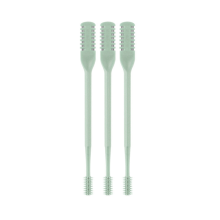 Tagliapeli nasale 2 in 1, coltello nasale a doppia faccia, tagliacapelli manuale portatile con rotazione a 360, verde menta