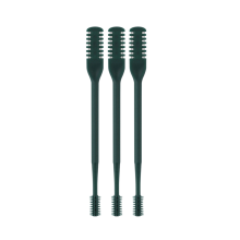 Tagliapeli nasale 2 in 1, coltello nasale a doppia faccia, tagliacapelli manuale portatile con rotazione a 360, verde scuro