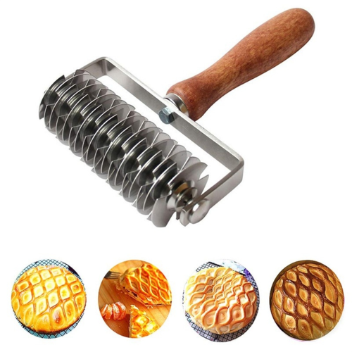 Roller Knife, Baking Rolling Pin, Knife Cutting Wheel, Cookie Punch Needle 2