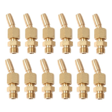 12Pcs 1/8 zoll Messing Sprudelnden Sprays Wasser Brunnen Düsen Universal Vorhang Düse Landschaft Dekoration