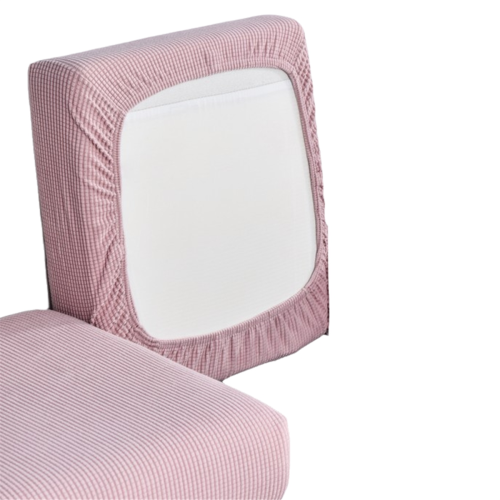 Stretch-Sofakissenbezug, hoher Stoff, Sitzfläche, Rosa