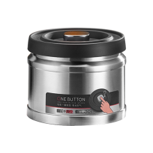 Getreidelagertank, feuchtigkeitsbeständige Edelstahlbox, handelsüblicher vakuumversiegelter Kaffeebohnentank, 1100 ml