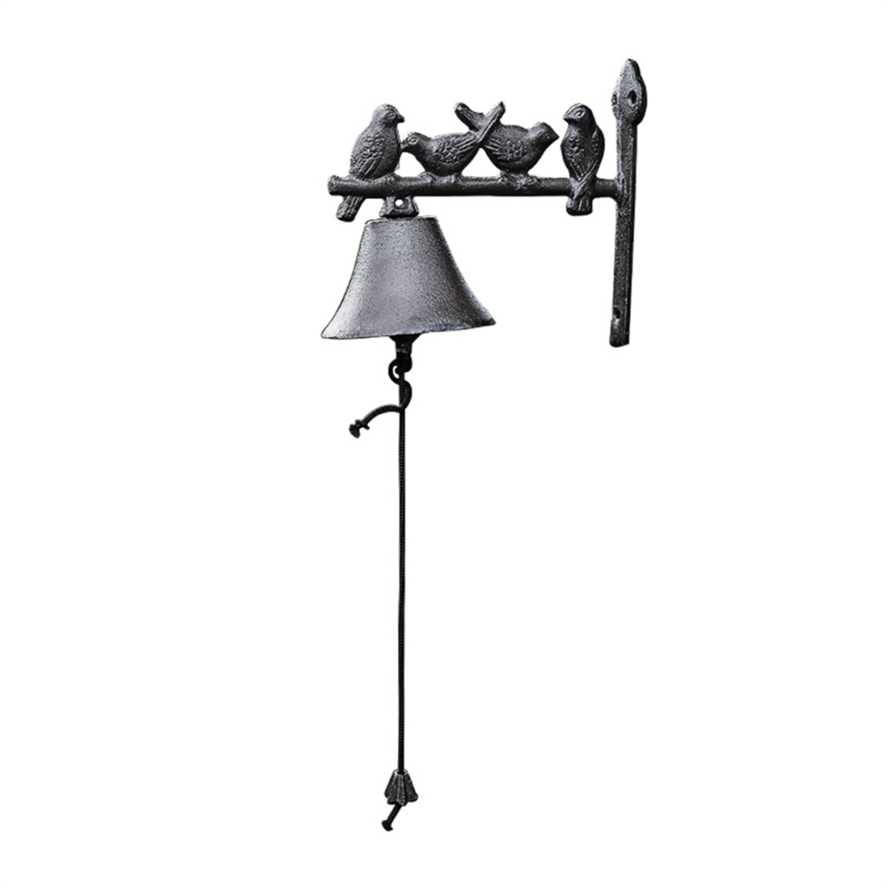 Photos - Bell Metal Birds Outdoor Decor Animal Vintage Decoration Rustic Yard Farmhouse Ornaments for Balcony