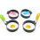 Round Omelette Maker Silicone Handle Non-Stick Ring Egg Mold Model Cake Baking 5