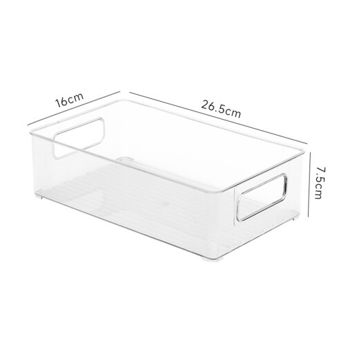 Food Organizer Storage Rack Desktop Box Cosmetic Finishing Stackable Green 2
