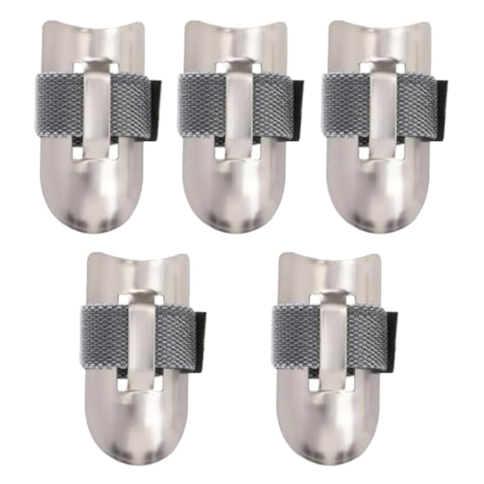 Exogio Stainless Steel Finger Guard,Finger Protectors Guards For Cutting Food,Multifunctional Hand Protector 5Pcs