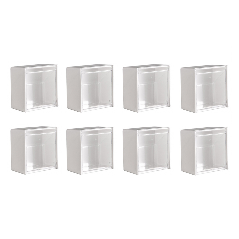Exogio Wall-Hung Turnover Storage Box In Bathroom Without Punch Holes Cosmetic Cotton Swab Lipstick