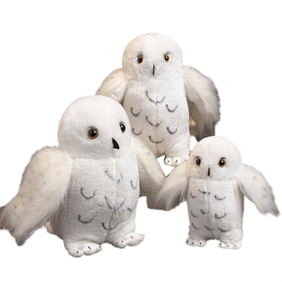 Exogio White Animal Doll Cute Owl Plush Children's Soft Pillow Cartoon