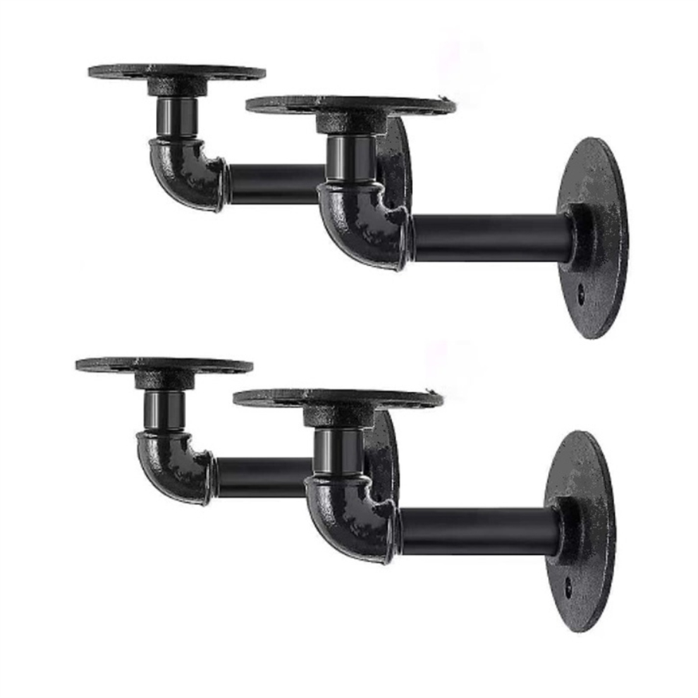 Pipe Rack Support Iron Industrial Bracket Storage Home Accessories 4851992953296