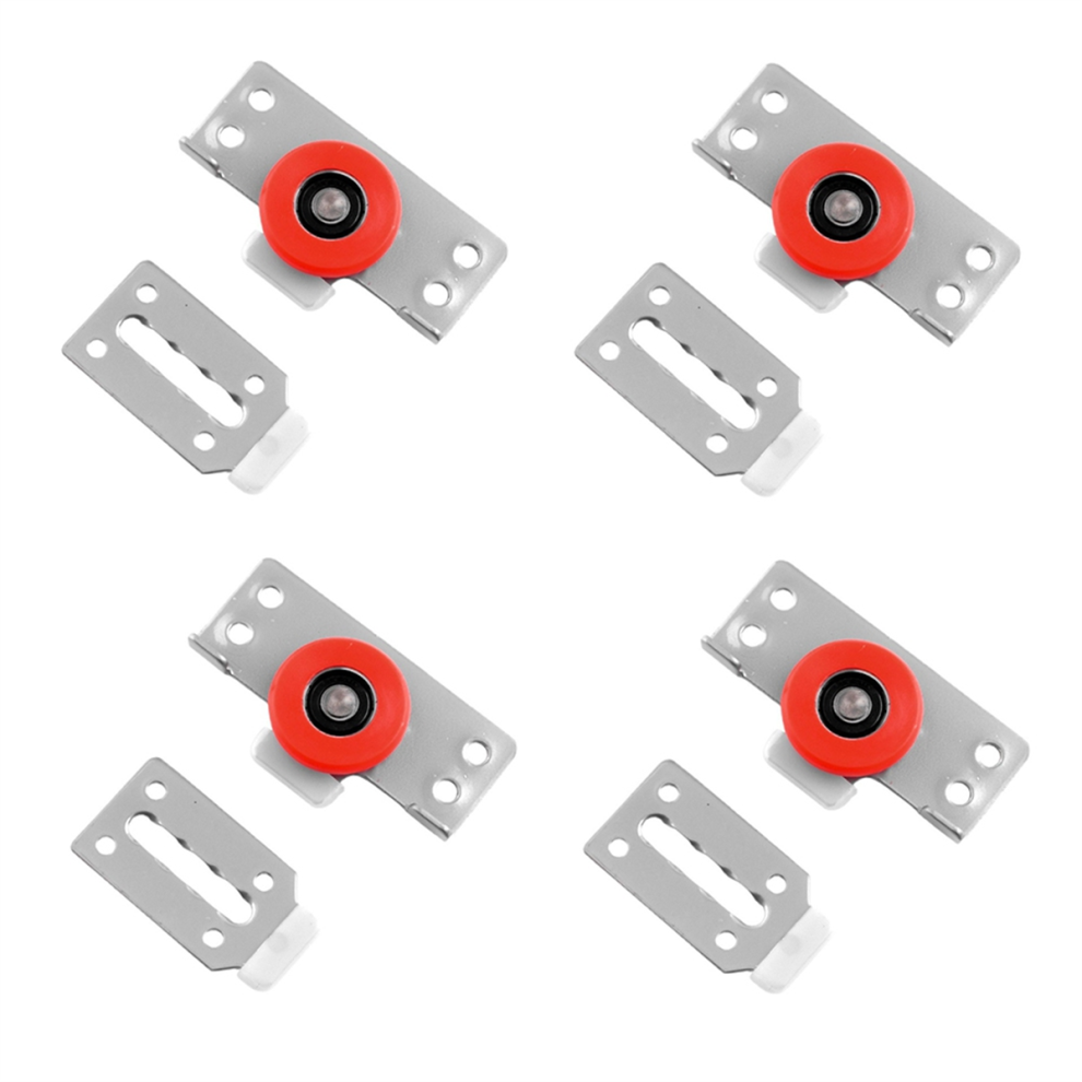 Door Pulley Metal Sliding Cabinet Guide Wheel Slide Rail Roller Glass Window 4851992951483
