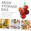 Green Plastic Storage Bag Net for Vegetables Fruits Eggs 2