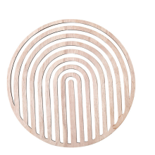 Carved Wood Hollow Solid Applique European Wooden Background Wall Decoration Home Art Pendant Ms9025