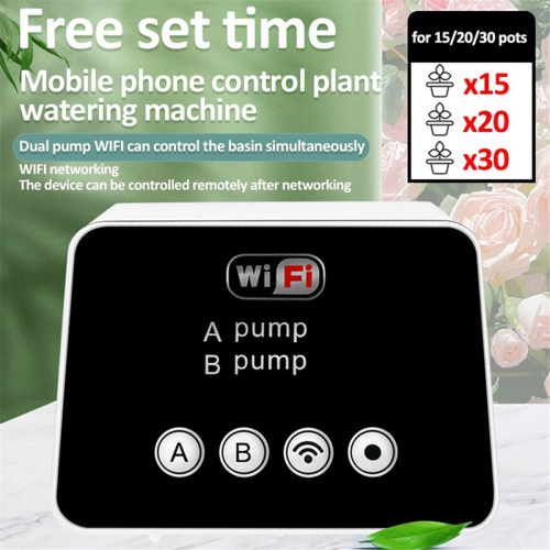 WiFi Smart Garden Irrigation Controller 15 Pots Automatic Drip System Remote APP Control Watering 2