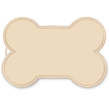 Dog Cat Food Mat Large 22x16Inch Non-Slip Pet Feeding Waterproof Silicone Tray, Easy to Clean
